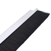 铝合金业条刷工防尘挡水 尼龙丝双h型 门窗缝卷门双层密封密封条