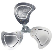 工业大风扇趴地扇扇叶铝合金金属风叶片通用爬坐地扇16寸18寸叶子