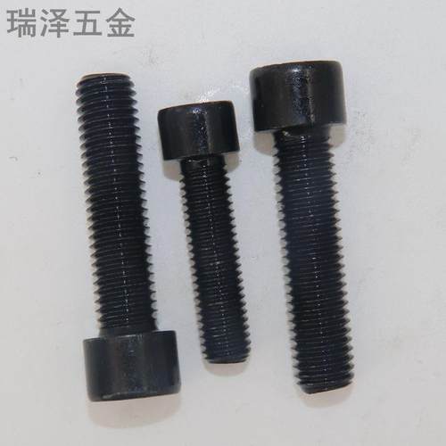 8.8级内六角螺栓GB70黑色高强度内六角螺丝M6M8M10M12M14M16M18