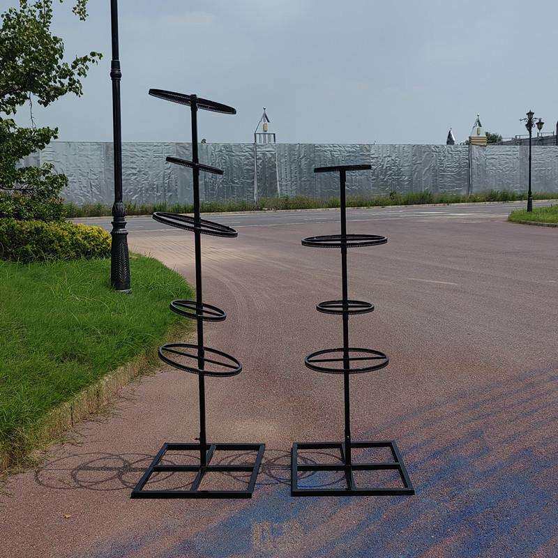 新款婚庆韶华路引圆形韩式韶华水晶珠帘串婚礼堂T台装饰道具摆件