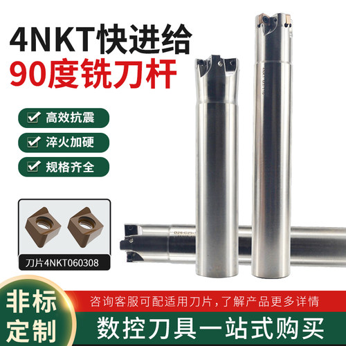 4NTE90双面快进给抗震直角铣刀杆