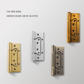 烁盾寸子母合页加厚铰链木门页房门铰链轴承静音折页