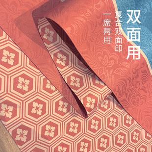 云鹤游天新防水国潮风桌旗茶布垫布茶桌布艺装 饰