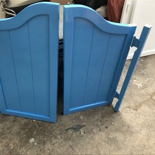 地中实木腰门半腰门牛仔门酒吧门腰门隔断栅栏篱笆木栏栅门做旧门