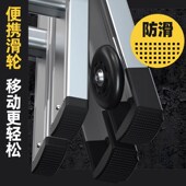 多力铝合金伸缩梯子便携升降工程小巨字梯
