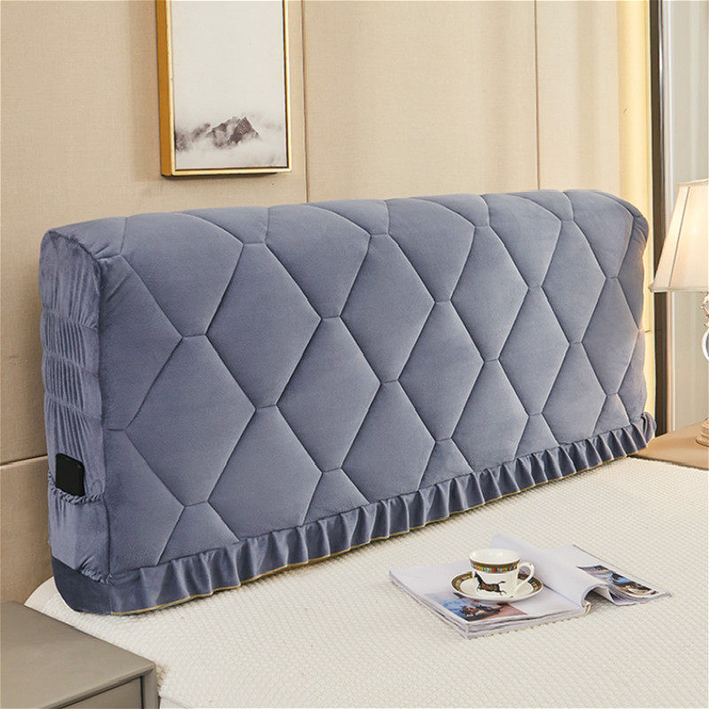 全包布艺加厚床头罩现代欧式弧形防尘罩皮床木板床头保护,家装主材,床头套,淘宝优惠券,粉丝福利购,淘宝优惠卷