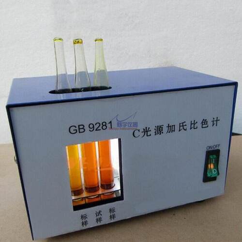 425型C光源加氏比色计干性油聚合脂肪酸树脂溶液颜色级别评定
