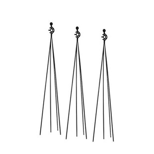 铁线莲花架攀爬架植物支撑架 园艺铁艺花支架爬藤架子家庭盆栽月季