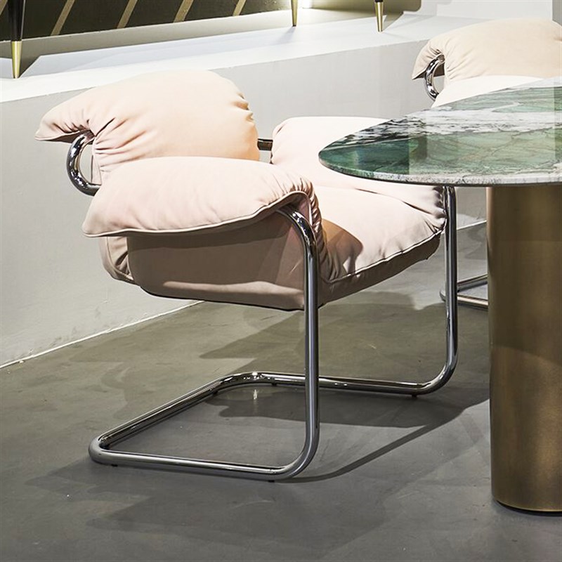 baxter餐厅餐椅扶手椅大户型大平层餐桌椅意式极简软包家用