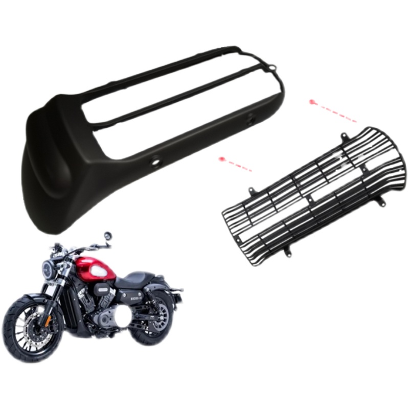 奔达金吉拉300-15摩托车水箱罩散热器保护罩内外档板下导流装饰罩