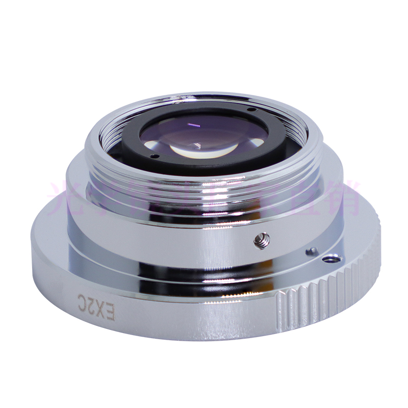2倍光学增倍镜 焦距放大2x替代computr扩倍镜EX2C 工业镜头C接口