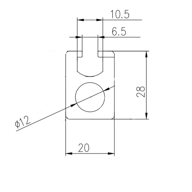 28*20*U型材 铝型材 异型材 铝管材 铝棒材