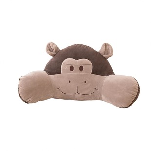 护腰靠枕办公室靠垫汽车腰靠车用卡通爱腰枕椅子腰垫靠背加大号