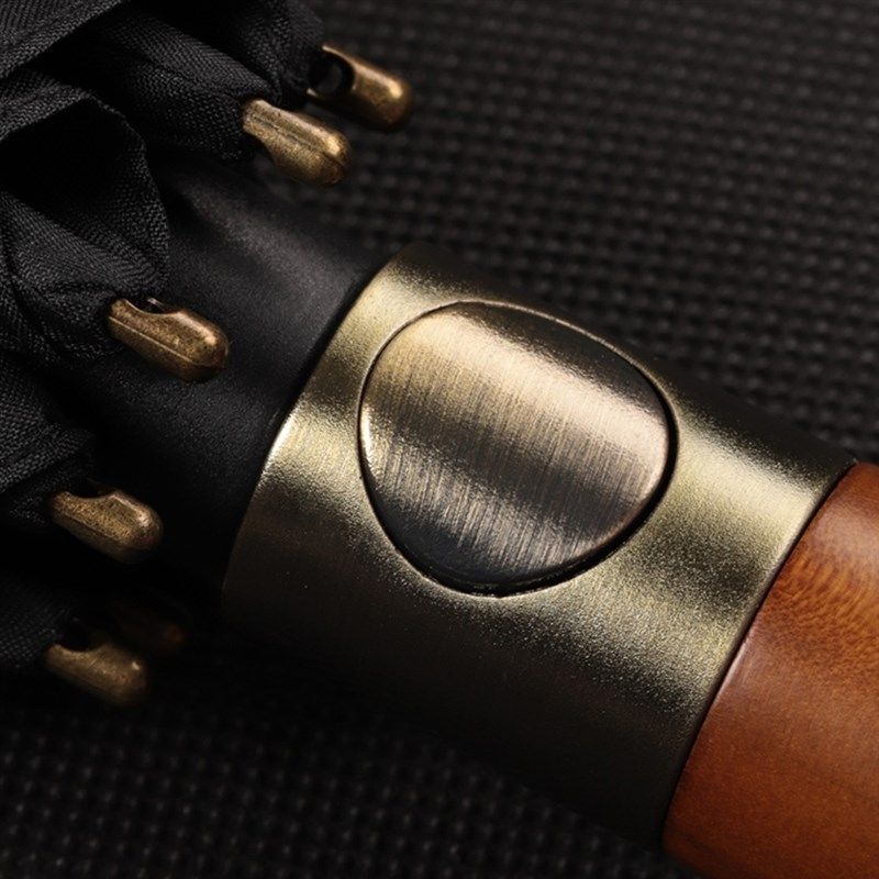 程序员商务层加大号复古英伦木抗暴雨直杆伞,居家日用,伞,淘宝优惠券,粉丝福利购,淘宝优惠卷