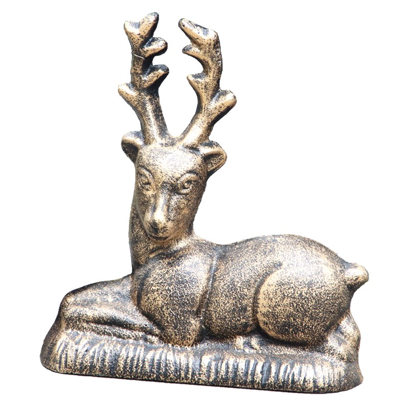 复古个性铸铁艺田园装饰门楔子创意小鹿门挡器防撞门阻防风顶门塞