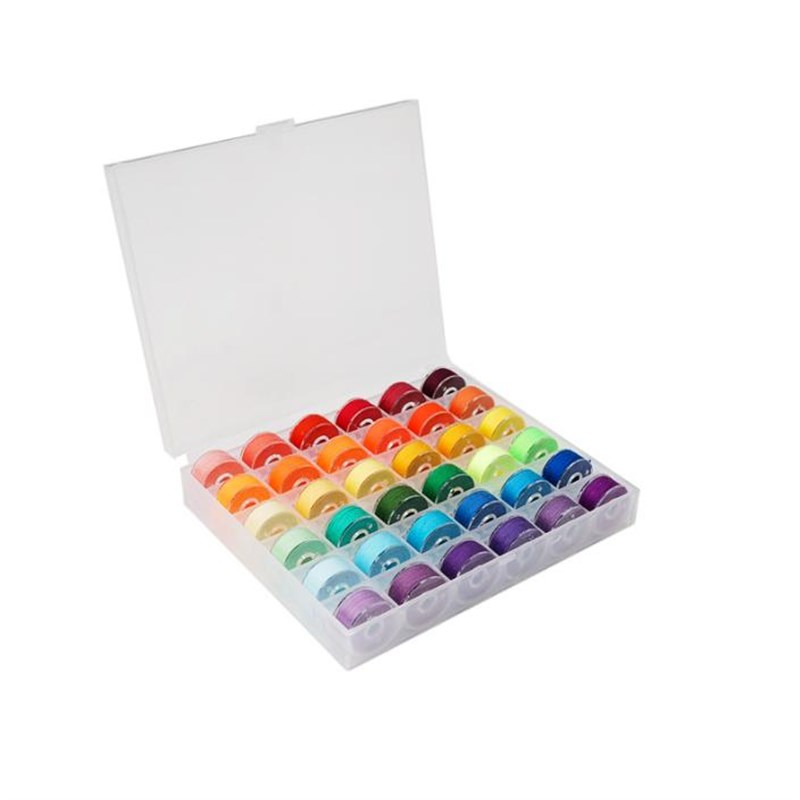 家用缝纫机梭心线色梭心盒彩线优质绕线梭芯缝纫装