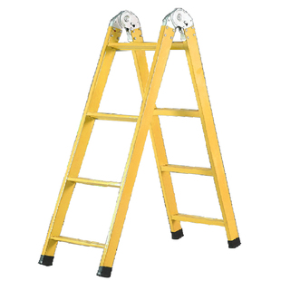 梯子家用加厚人字梯铁管侧梯加厚合梯工程梯楼梯