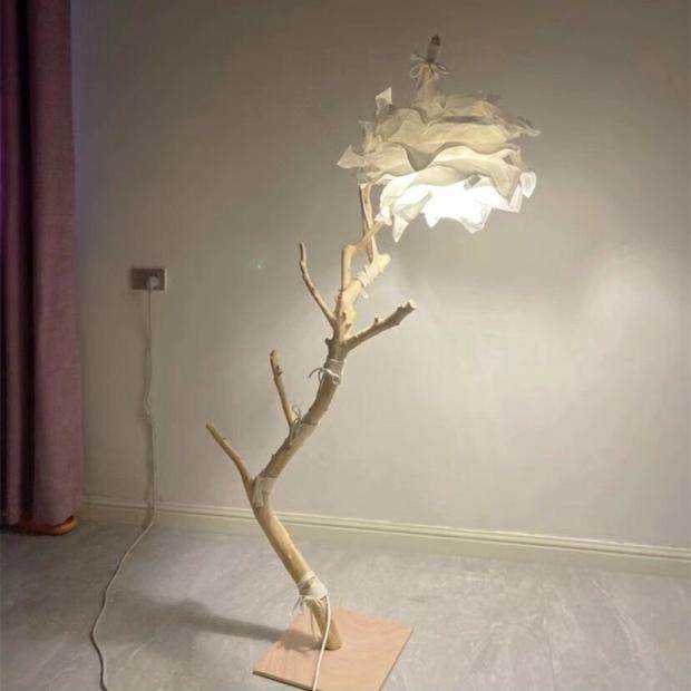 干树枝杈艺术干枝枯枝枯木树干鸟架造型壁挂衣架吊顶龙骨装饰