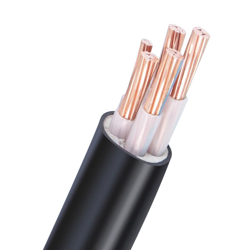 yjv国标铜芯电缆2////1//平方三相四线电缆线硬芯线