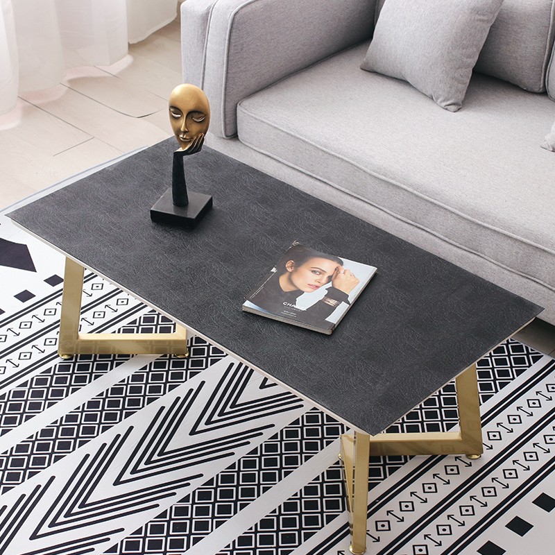 皮革桌垫无异味茶几垫绿色食品级餐桌垫纯白色tpu抗霉菌茶几桌垫