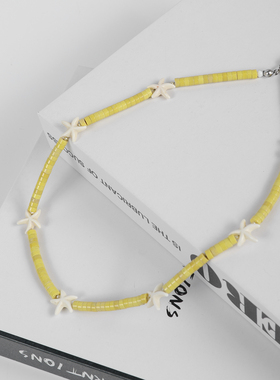 Rowan丨vintage复古彩色串珠项链锁骨链ICTZX4617