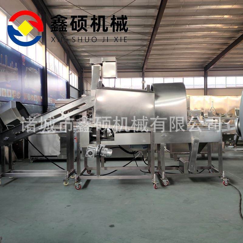 商用全自动上料小酥肉上粉机鳞状盐酥鸡鸡米花裹粉机鸡柳鸡翅