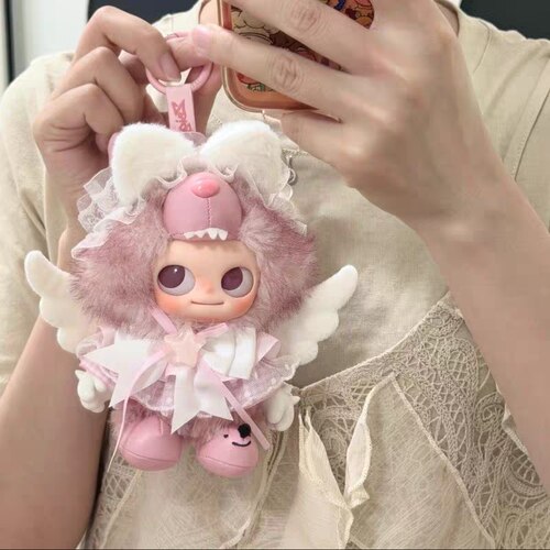 泡泡玛特ZSIGAI'mZsiga嘎子姐搪胶毛绒挂件替换娃衣套装diy衣服