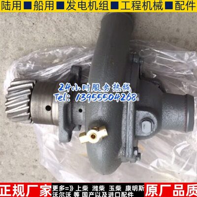 上柴250/300千瓦东风6135AZD柴油机发动机 淡水泵冷却水泵海水泵