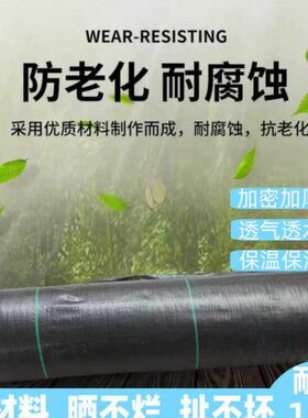 防草布加厚遮草盖草布抗老化除草布防草地布地钉透气透水寸草不生