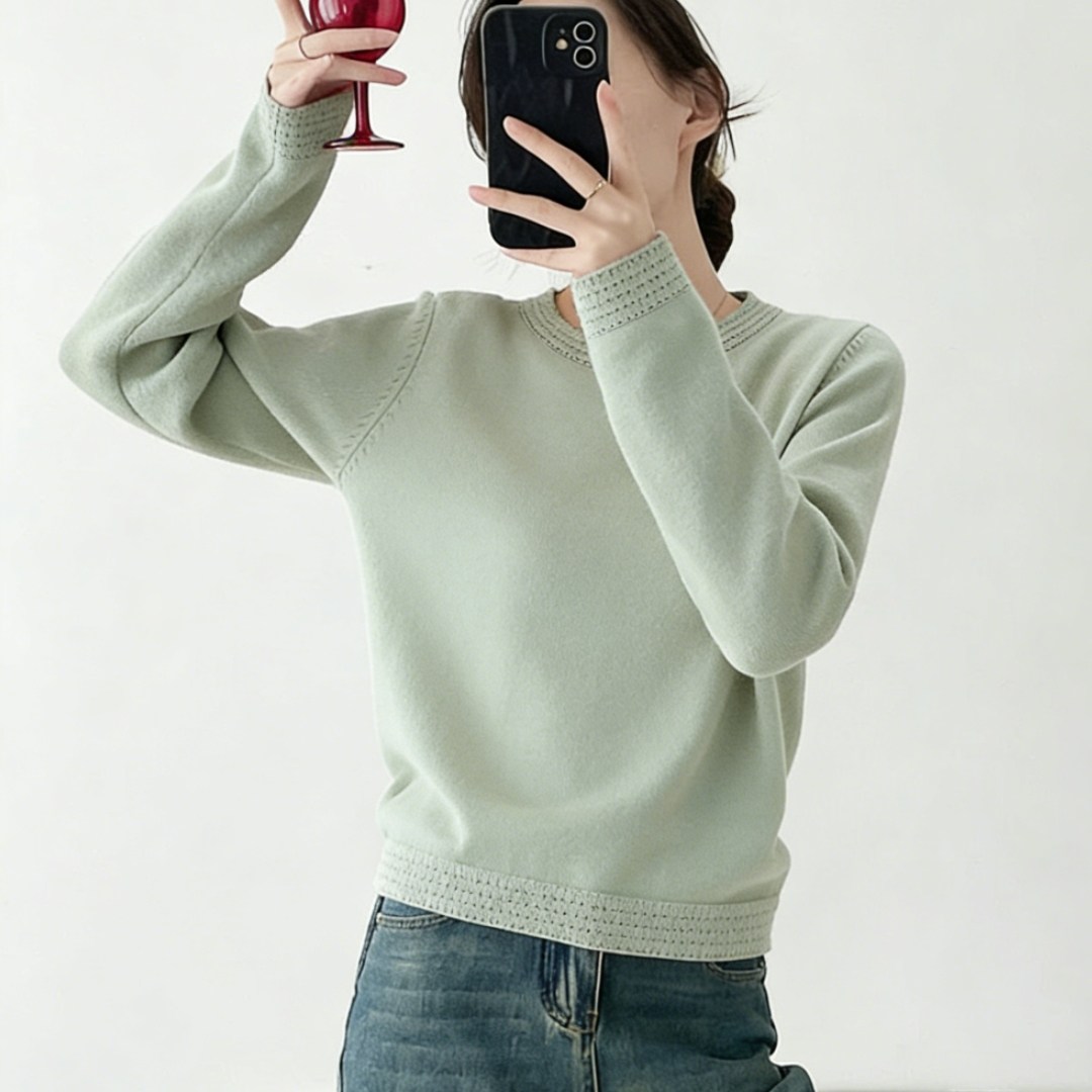 春季2026新款女士休闲宽松显瘦内搭针织衫设计感通勤风小个子上衣,女装/女士精品,大码内搭,淘宝优惠券,粉丝福利购,淘宝优惠卷