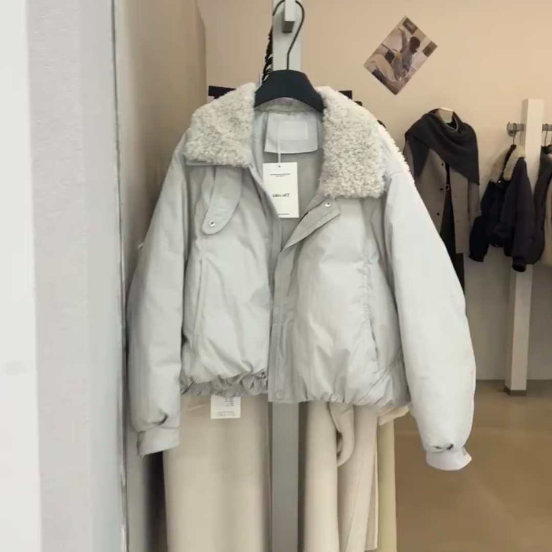 高级感超好看短款棉服面包服外套