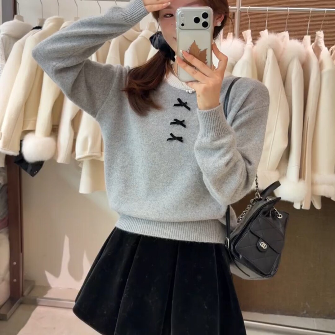 秋冬新款软糯宽松显瘦内搭打底衫