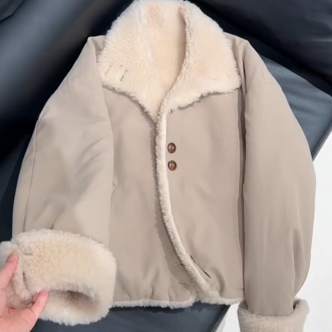 2025年新款韩系穿搭短款毛衣外套