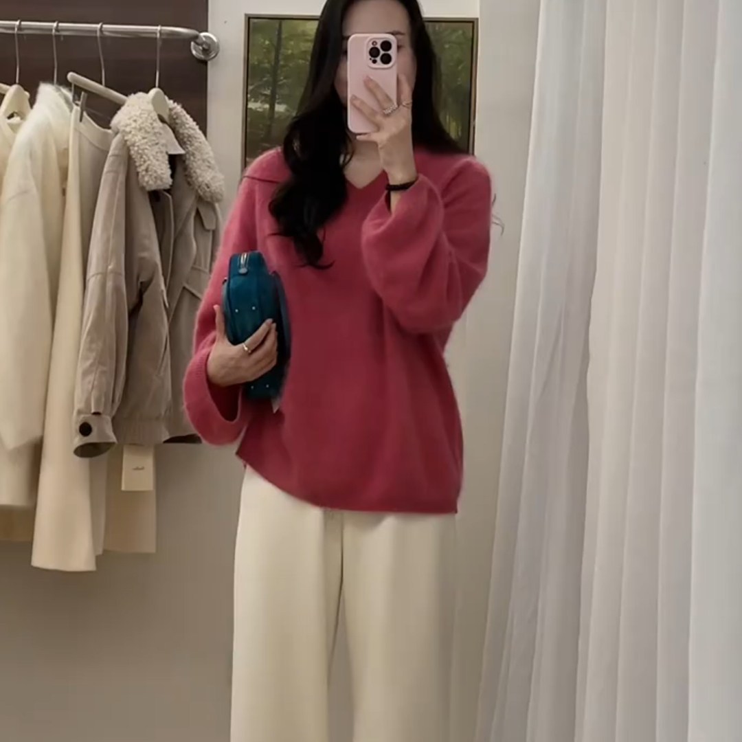 慵懒风高级感独特漂亮软糯毛衣女2026年新款宽松显瘦胖mm针织上衣,女装/女士精品,大码内搭,淘宝优惠券,粉丝福利购,淘宝优惠卷