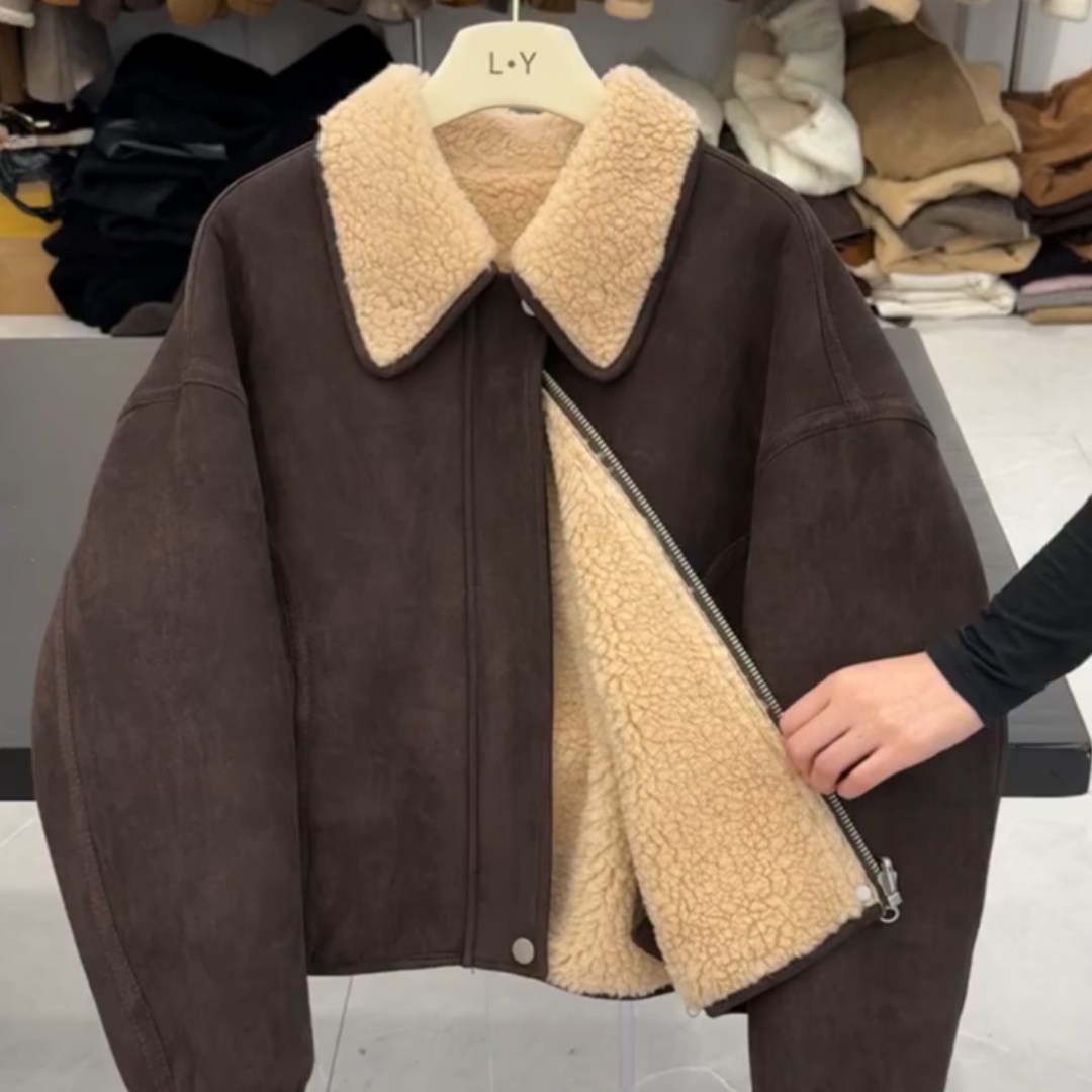 欧货高端2025冬季新款老钱风外套