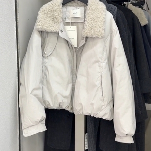 工装 高端独特漂亮小清新小个子短款 夹克保暖初冬外套 新款 2025冬季