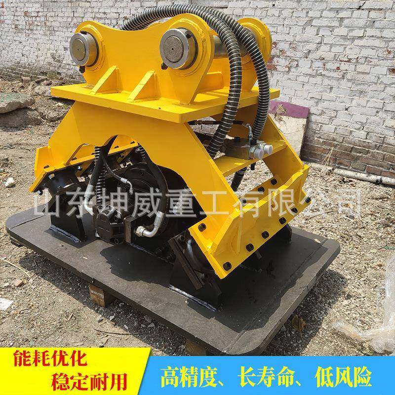 挖掘机平板夯回填土压实夯土机挖机属具锰钢底板液压冲击夯实机,五金/工具,压路机,淘宝优惠券,粉丝福利购,淘宝优惠卷