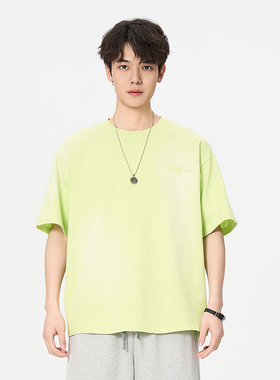 Fun潮牌短袖T恤男款2025年夏季BeenTrill系列美式街头圆领上衣