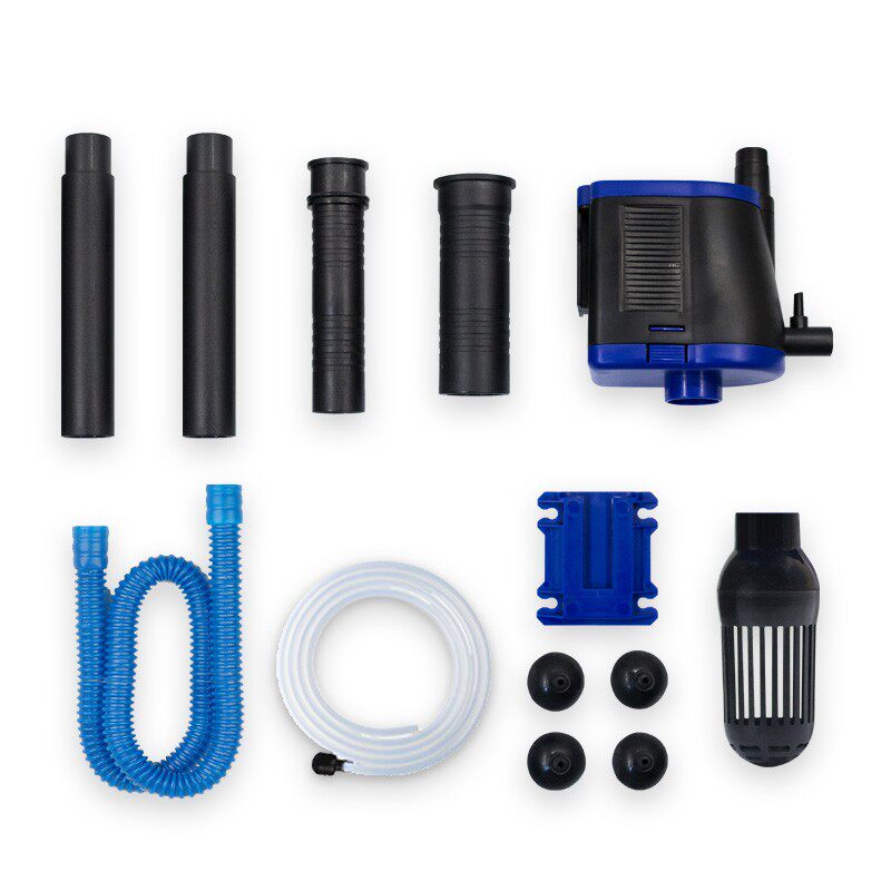 日胜潜水泵三合一鱼缸过滤器超静音增氧泵小型家用多功能抽水泵