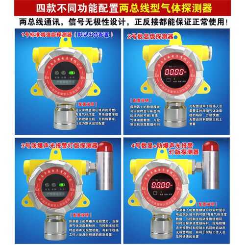工业用可燃乙酸乙酯气体报警器泄漏探测器浓度检测仪控制主机系统