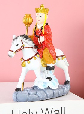 国潮西游记师徒交趾陶瓷孙悟空中国风唐创意摆件玩具车载摆饰礼物