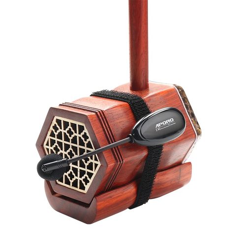 2.4G乐器专用无线麦克风二胡拾音话筒领夹式笛子京胡 二胡无线麦