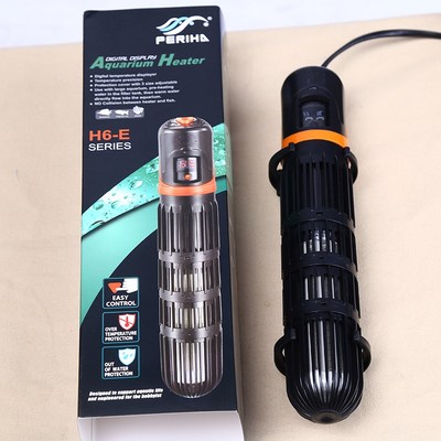 贝立海短身加热棒PTC防爆玻璃数显加温器鱼缸加热保护套恒温保温