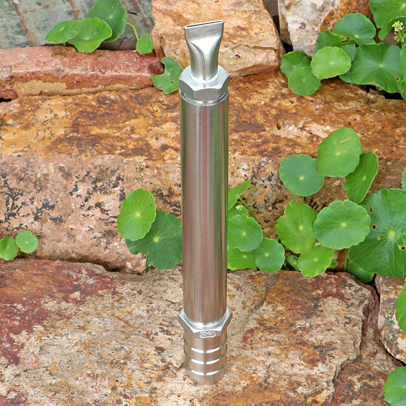 定制不锈钢长杆鸭嘴直喷扇形喷头软管宝塔接头园林绿化养护水枪头