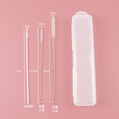 加粗加长 吸管刷清洁刷奶瓶清洁刷子细长清洗刷套装 10支装 送盒