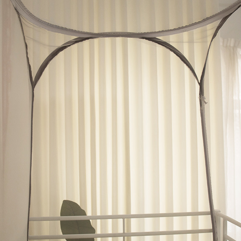 谷今清新简约款学生宿舍蚊帐寝室上铺下铺免安装蒙古包90*190*120