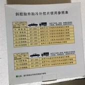 白云大货车补外胎钢丝冷补胶片汽车轮胎垫子260毫米补胎胶片5片装