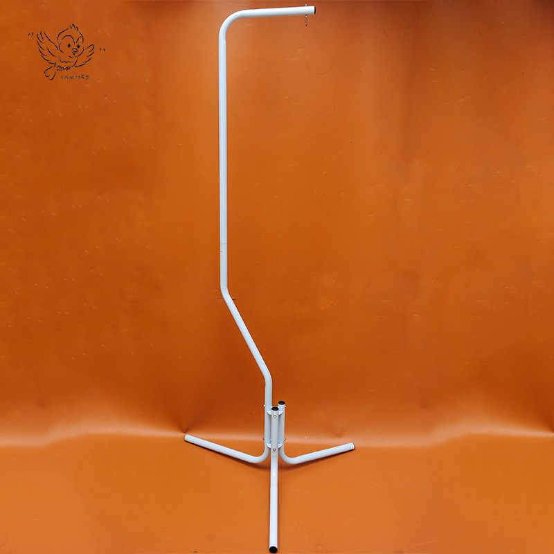 鸟笼挂架 装饰铁艺架子 圆圈复古鸟笼置物架