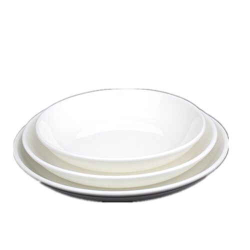 陶瓷剁椒鱼头盘超大号圆形蒸鱼盘饺子盘创意碟子餐具盘子家用酒店