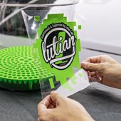 绿田洗车水桶15L透明两桶水精护砂石过滤网带盖加厚工程塑料便携